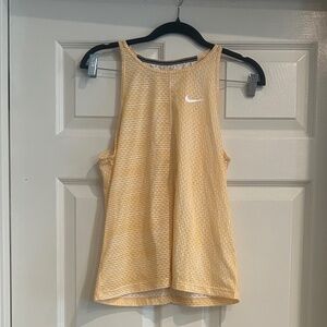 Yellow Nike Dry-Fit Tank top
